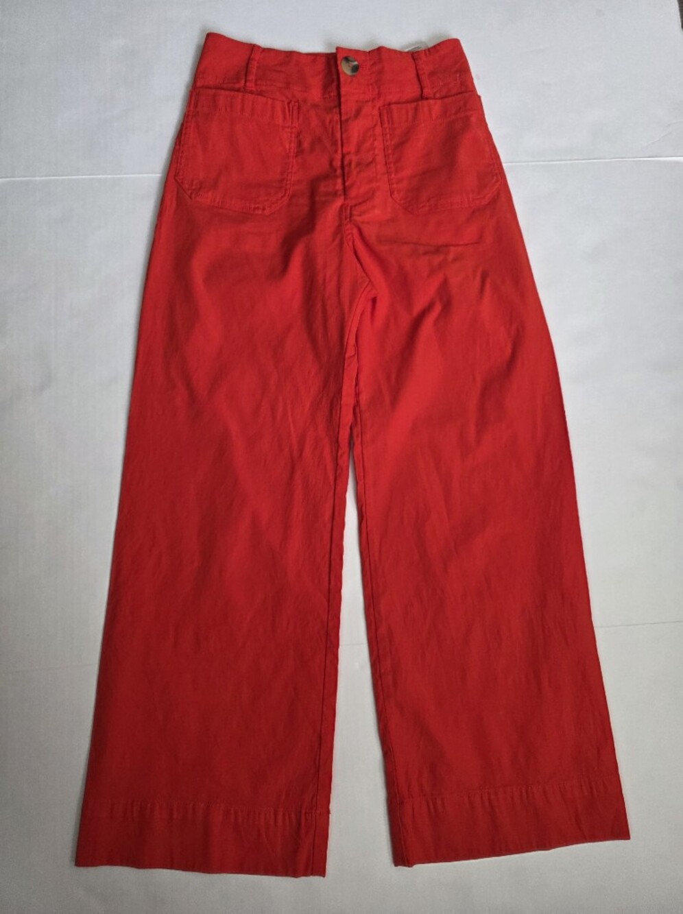 Maeve By Anthropologie, The Colette, Women's Red Casual Pants, Size 26 Lake New.